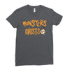monster ghost Ladies Fitted T-Shirt