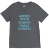abc elemeno funny geek nerd book school teacher read spelling tee shir V-Neck Tee