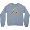 peace simbol Crewneck Sweatshirt