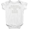 raise the bar Baby Onesie