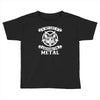 my cat listen to metal Toddler T-shirt