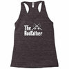 the rodfather   mens funny fishing Racerback Tank