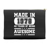 made in 1978 40 years of being awesome Accessory Pouches