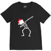 skeleton dabbing christmas V-Neck Tee