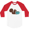 coffe squirrel 3/4 Sleeve Shirt