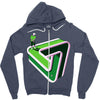 puzzled putter Zipper Hoodie