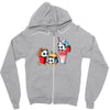 combo meal Zipper Hoodie