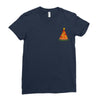 pizza christmas tree pocket Ladies Fitted T-Shirt