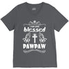 I Am One Blessed Pawpaw V-Neck Tee