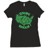 going green Ladies Fitted T-Shirt