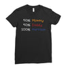 mommy daddy harrison baby name Ladies Fitted T-Shirt