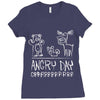 angry day Ladies Fitted T-Shirt