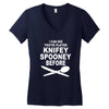knifey spooney Women's V-Neck T-Shirt