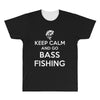 keep calm bass fishing All Over Men's T-shirt