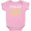 i'm black every month Baby Bodysuit
