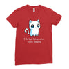 bad kitty Ladies Fitted T-Shirt