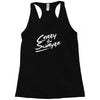 crazy for swayze Racerback Tank