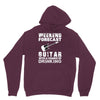 weekend forcast guitar with a chance of drinking Hoodie