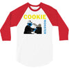 cookie monster 3/4 Sleeve Shirt