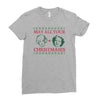 golden christmas Ladies Fitted T-Shirt