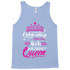Celebrating With the 4th Birthday Queen Tank Top