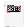 blessed sister with flower iPad 3 and 4 Case