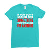 stand for something Ladies Fitted T-Shirt