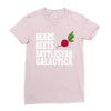 bears beets battlestar galactica Ladies Fitted T-Shirt