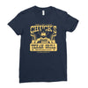 chuck's texan grill Ladies Fitted T-Shirt
