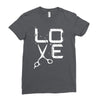 shear love Ladies Fitted T-Shirt