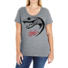 snake head Ladies Curvy T-Shirt