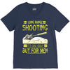 long range shooting V-Neck Tee