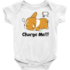 corgi cute puppy low battery charge me Baby Onesie
