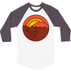 sunset circle 3/4 Sleeve Shirt