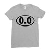 cutie oval Ladies Fitted T-Shirt