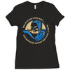 mustache batman Ladies Fitted T-Shirt