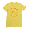 krillin with my homies Ladies Fitted T-Shirt
