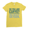 do you like coffee Ladies Fitted T-Shirt