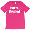 Bun in the Oven with Heart Baby Girl T-Shirt