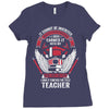 I Own It Forever The Title Teacher Ladies Fitted T-Shirt
