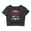 first grade christmas crew Crop Top