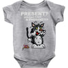 anxious cat Baby Onesie