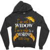 i'm not a widow i'm a wife to a husband with wings Zipper Hoodie