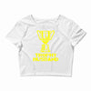 trophy husband Crop Top