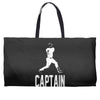 captain pinstripes Weekender Totes
