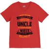 Super Cool Uncle Of A Freaking Awesome Niece V-Neck Tee