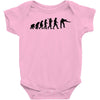 evolution of snooker or pool ape to player mens black new t shirt top Baby Onesie