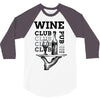 Wine Club 3/4 Sleeve Shirt