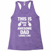 new daddy christmas funny Racerback Tank