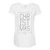 christmas 2019 Maternity Scoop Neck T-shirt